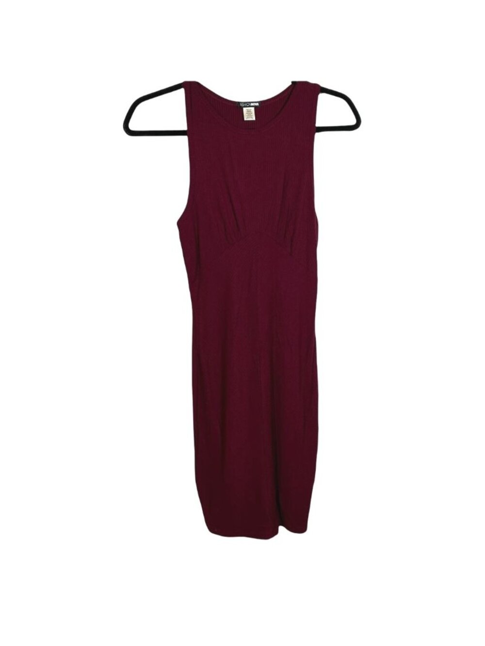 Fashion Nova Bodycon Mini Dress Women M Red Sleeveless Stretch